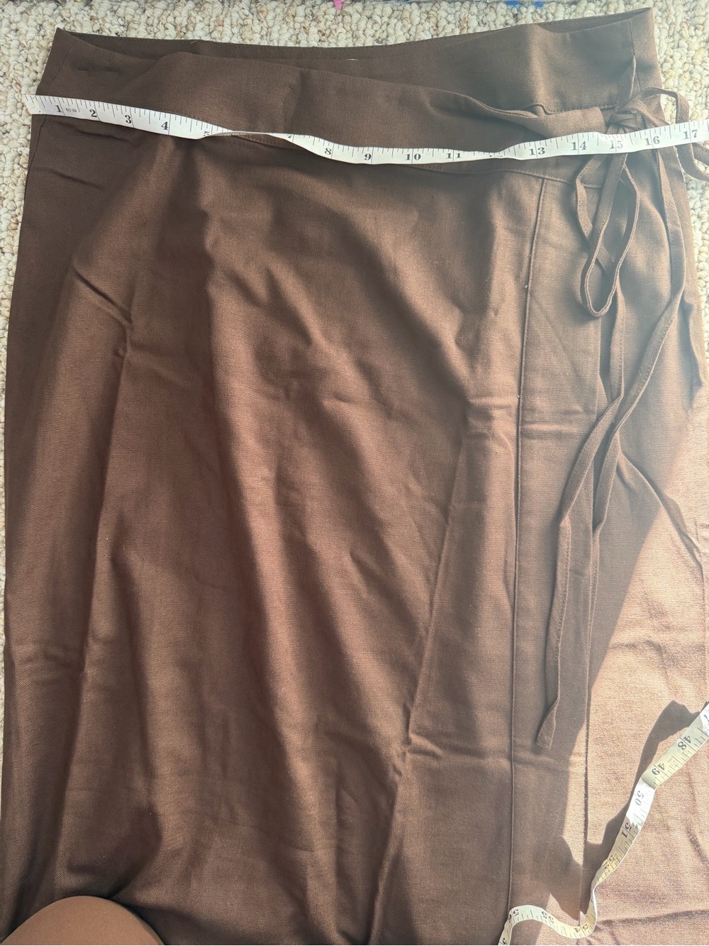 Riot Swim Callen Side Tie Maxi Skirt in Chocolate new with tag - Picture 8 of 10